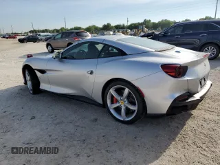 2023 Ferrari Portofino z VIN ZFF02RPA8P0296832, wystawiony jako Copart lot #50396035 z przebiegiem 337 mil mil oraz Szkody całkowita. Historia ofert i sprzedaży dostępna na DreamBid. Obrazek 2.