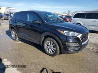 2019 Hyundai Tucson SE with VIN KM8J23A47KU941745, listed as a Copart auction lot 89094665 with 76,757 mi miles and Salvage Title. Bid and sale history available at carsss.com. Image 4.