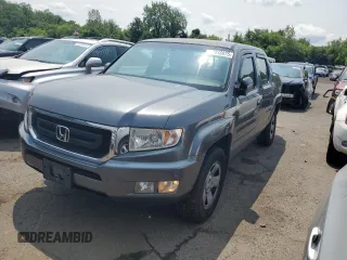 2011 Honda Ridgeline RT z VIN 5FPYK1F22BB451955, wystawiony jako Copart lot #60016975 z przebiegiem 84 093 mil mil oraz Szkoda całkowita • Salvage title. Historia ofert i sprzedaży dostępna na DreamBid. Obrazek 1.