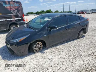 2019 Toyota Prius L Eco with VIN JTDKARFU0K3083516, listed as a Copart auction lot 59800495 with Not provided miles and Salvage title. Bid and sale history available at DreamBid. Image 1.