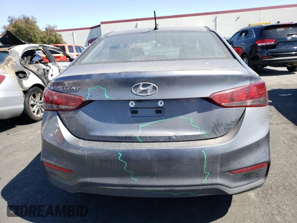 2018 Hyundai Accent SEL with VIN 3KPC24A30JE026341, listed as a Copart auction lot 60040243 with 106,056 mi miles. Bid and sale history available at carsss.com. Image 6.