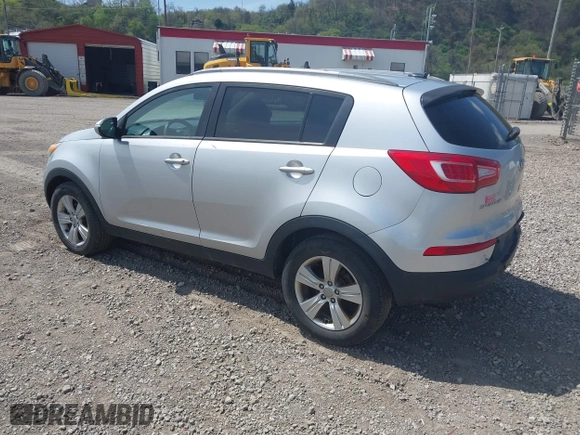 2012 Kia Sportage LX with VIN KNDPB3A21C7230202, listed as a IAAI auction lot 42105239 with 175,518 mi miles. Bid and sale history available at carsss.com. Image 3.