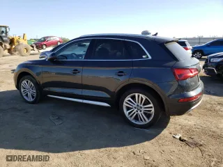 2018 Audi Q5 Premium Plus with VIN WA1BNAFY0J2011223, listed as a Copart auction lot 74570234 with 105,410 mi miles and Salvage Title. Bid and sale history available at carsss.com. Image 2.