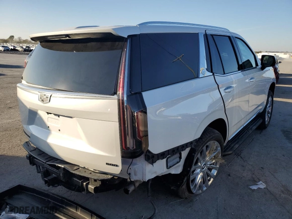 2021 Cadillac Escalade Premium Luxury with VIN 1GYS4BKL6MR383583, listed as a Copart auction lot 64283502 with 18,848 mi miles. Bid and sale history available at carsss.com. Image 4.