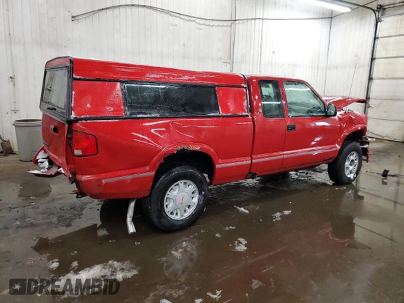 1995 GMC Sonoma with VIN 1GTCT19W1S8525073, listed as a Copart auction lot 48029445 with 122,777 mi miles and Salvage Title. Bid and sale history available at carsss.com. Image 3.
