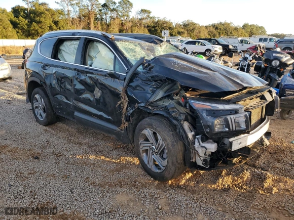 2023 Hyundai Santa Fe SEL with VIN 5NMS2DAJ1PH541246, listed as a Copart auction lot 87443114 with 0 mi miles and Salvage Title. Bid and sale history available at carsss.com. Image 4.