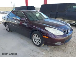 2004 Lexus ES 330 with VIN JTHBA30GX45016279, listed as a IAAI auction lot 41907819 with 154,209 mi miles. Bid and sale history available at carsss.com. Image 1.