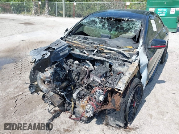 2015 Mercedes-Benz CLA 45 AMG with VIN WDDSJ5CB8FN214882, listed as a IAAI auction lot 42076375 with Not provided miles and . Bid and sale history available at DreamBid. Image 6.