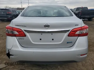 2014 Nissan Sentra S with VIN 3N1AB7AP8EL671772, listed as a Copart auction lot 51105295 with Not Provided miles and Salvage Title. Bid and sale history available at DreamBid. Image 6.