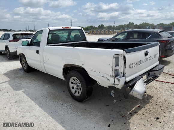 2007 Chevrolet Silverado 1500 Classic Work Truck with VIN 1GCEC14X37Z194085, listed as a Copart auction lot 54528854 with 203,792 mi miles and Salvage Title. Bid and sale history available at carsss.com. Image 2.