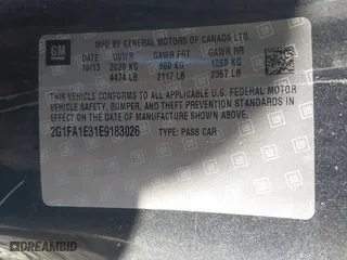 2014 Chevrolet Camaro LS with VIN 2G1FA1E31E9183026, listed as a IAAI auction lot 41738975 with 122,738 mi miles. Bid and sale history available at carsss.com. Image 9.