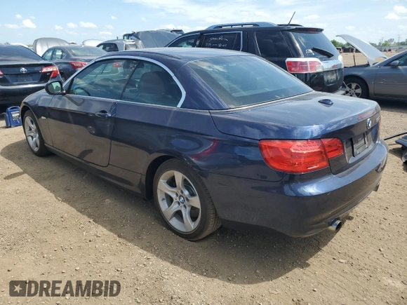 2012 BMW 3 Series 335i with VIN WBADX7C56CE744817, listed as a Copart auction lot 62184325 with 78,621 mi miles and Salvage title. Bid and sale history available at DreamBid. Image 2.