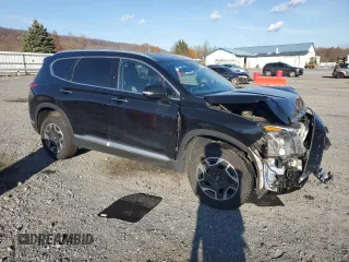2021 Hyundai Santa Fe Hybrid Blue with VIN KM8S2DA14MU006055, listed as a Copart auction lot 81024404 with 79,167 mi miles and Salvage Title. Bid and sale history available at carsss.com. Image 4.