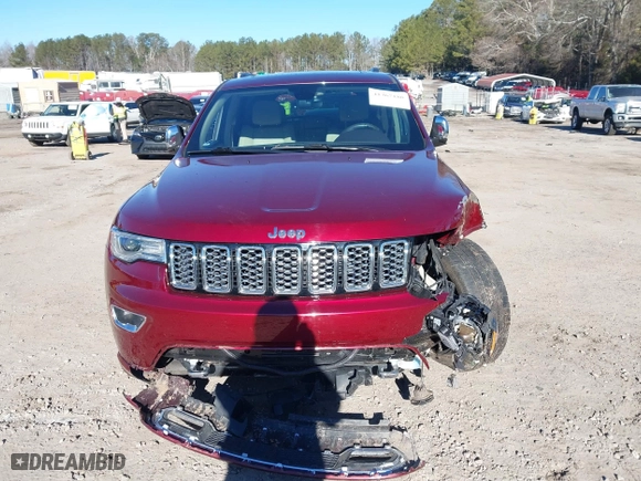 2017 Jeep Grand Cherokee Overland with VIN 1C4RJECG7HC823478, listed as a IAAI auction lot 41367186 with 82,873 mi miles. Bid and sale history available at carsss.com. Image 13.