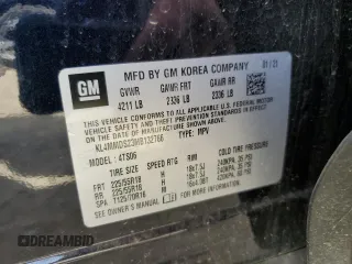 2021 Buick Encore GX Select with VIN KL4MMDS23MB132766, listed as a Copart auction lot 55040725 with 64,542 mi miles and Salvage title. Bid and sale history available at DreamBid. Image 13.