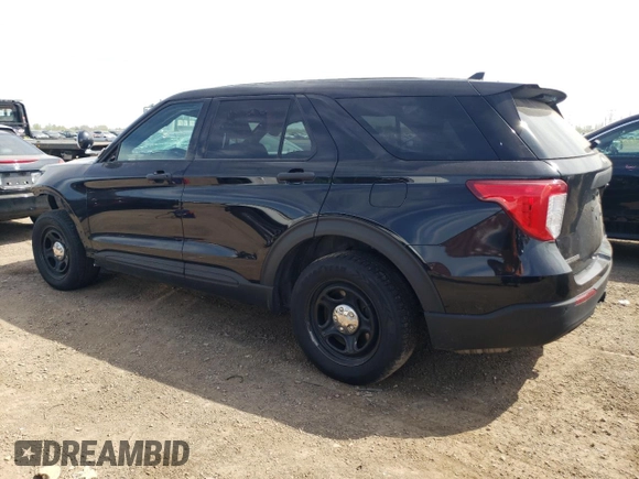 2021 Ford Police Interceptor Utility z VIN 1FM5K8AB6MGC00422, wystawiony jako Copart lot #55836715 z przebiegiem 75 002 mil mil oraz Szkoda całkowita • Salvage title. Historia ofert i sprzedaży dostępna na DreamBid. Obrazek 2.