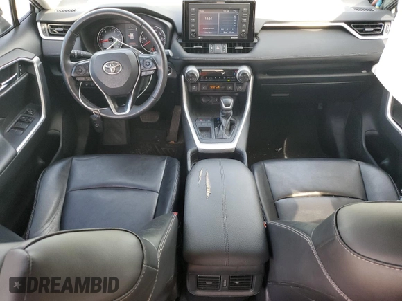 2020 Toyota RAV4 XLE Premium with VIN 2T3C1RFV0LW058580, listed as a Copart auction lot 49551815 with 127,615 mi miles and Salvage Title. Bid and sale history available at carsss.com. Image 8.