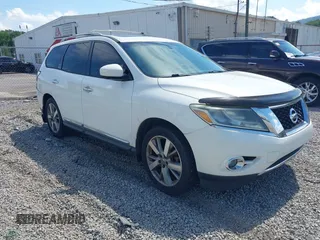 2013 Nissan Pathfinder SV with VIN 5N1AR2MN8DC680113, listed as a IAAI auction lot 42652285 with 188,201 mi miles and . Bid and sale history available at DreamBid. Image 1.