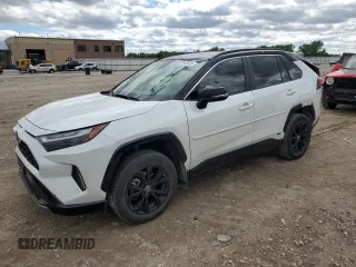 2024 Toyota RAV4 Hybrid XSE with VIN JTME6RFV1RD554472, listed as a Copart auction lot 57648625 with 23,411 mi miles and Salvage title. Bid and sale history available at DreamBid. Image 1.