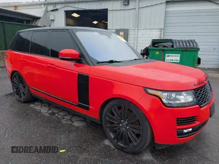2016 Land Rover Range Rover Supercharged z VIN SALGS2EF6GA271062, wystawiony jako IAAI lot #39818753 z przebiegiem 103 452 mil mil oraz . Historia ofert i sprzedaży dostępna na DreamBid. Obrazek 1.