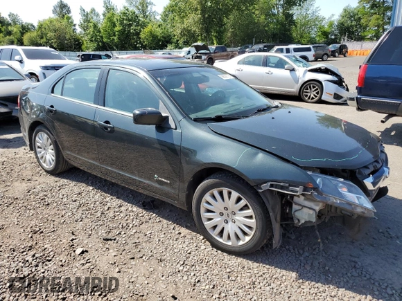 2010 Ford Fusion Hybrid with VIN 3FADP0L33AR350233, listed as a Copart auction lot 59639725 with 96,587 mi miles and Salvage title. Bid and sale history available at DreamBid. Image 4.