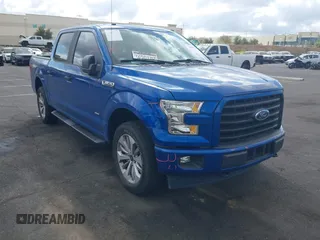 2017 Ford F-150 XL with VIN 1FTEW1EP0HKE52305, listed as a IAAI auction lot 41909730 with 107,277 mi miles. Bid and sale history available at carsss.com. Image 1.