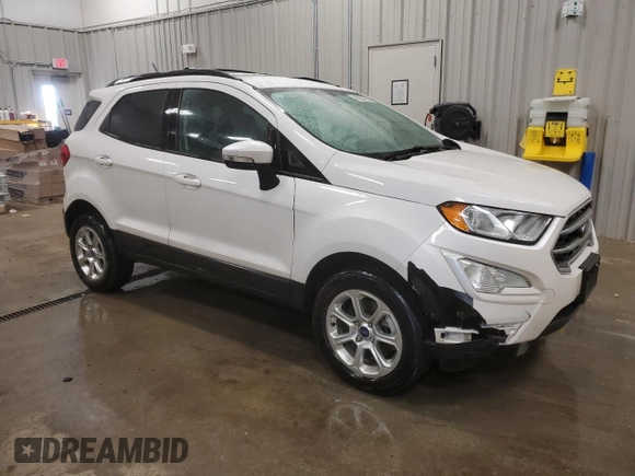 2020 Ford EcoSport SE with VIN MAJ6S3GL2LC319172, listed as a Copart auction lot 89324215 with 66,745 mi miles and Salvage Title. Bid and sale history available at carsss.com. Image 4.