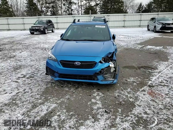 2020 Subaru Impreza Special Sports with VIN 4S3GTAJ67L1722384, listed as a Copart auction lot 82853834 with 82,206 mi miles and Salvage title. Bid and sale history available at DreamBid. Image 12.