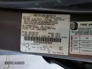 2012 Ford Fusion SE with VIN 3FAHP0HA2CR270059, listed as a Copart auction lot 55426715 with 195,405 mi miles and Salvage Title. Bid and sale history available at DreamBid. Image 13.