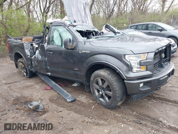 2017 Ford F-150 XL with VIN 1FTEW1EG0HFB78127, listed as a IAAI auction lot 41921032 with Not Provided miles. Bid and sale history available at carsss.com. Image 1.