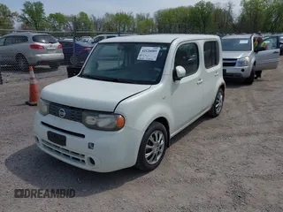 2009 Nissan Cube 1.8 SL with VIN JN8AZ28R09T111558, listed as a IAAI auction lot 42126089 with 181,649 mi miles. Bid and sale history available at carsss.com. Image 2.