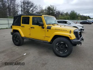 2009 Jeep Wrangler Unlimited Rubicon with VIN 1J8GA69109L761089, listed as a Copart auction lot 57975985 with 195,530 mi miles and Salvage title. Bid and sale history available at DreamBid. Image 4.