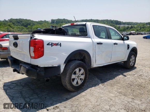 2024 Ford Ranger XL с VIN 1FTER4PH3RLE03190, выставлен на аукционе Copart как лот 58177225 с пробегом 49 146 миль миль и Списание • Salvage title. История ставок и продаж доступна на DreamBid. Изображение 3.