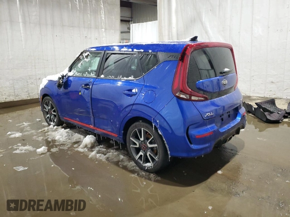 2021 Kia Soul Turbo with VIN KNDJ53AF8M7738572, listed as a Copart auction lot 43379485 with 73,623 mi miles and Salvage Title. Bid and sale history available at DreamBid. Image 2.