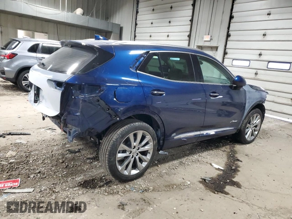 2023 Buick Envision Avenir with VIN LRBFZSR49PD067909, listed as a Copart auction lot 51475725 with 11,224 mi miles and Salvage Title. Bid and sale history available at carsss.com. Image 3.