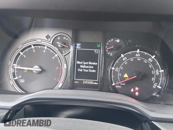 2024 Toyota 4Runner SR5 with VIN JTEMU5JR0R6243619, listed as a IAAI auction lot 42439304 with 24,506 mi miles and . Bid and sale history available at DreamBid. Image 7.