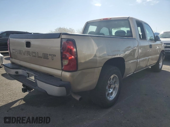 2005 Chevrolet Silverado 1500 Work Truck with VIN 1GCEC19X65Z302995, listed as a Copart auction lot 45987305 with 169,221 mi miles and Salvage Title. Bid and sale history available at DreamBid. Image 3.