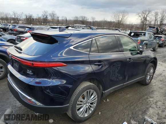 2022 Toyota Venza LE with VIN JTEAAAAH7NJ104896, listed as a Copart auction lot 37657884 with 0 mi miles. Bid and sale history available at carsss.com. Image 3.