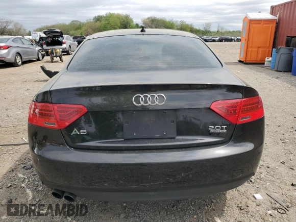 2015 Audi A5 Premium with VIN WAUCFAFR1FA033094, listed as a Copart auction lot 52738125 with 82,312 mi miles and Salvage Title. Bid and sale history available at carsss.com. Image 6.