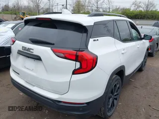 2021 GMC Terrain SLE with VIN 3GKALMEV9ML381769, listed as a IAAI auction lot 42011987 with 82,695 mi miles and . Bid and sale history available at carsss.com. Image 4.