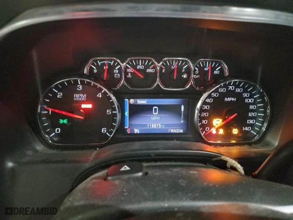 2014 Chevrolet Silverado 1500 LT with VIN 1GCVKRECXEZ167542, listed as a Copart auction lot 41961995 with 118,675 mi miles and Clean Title. Bid and sale history available at carsss.com. Image 9.