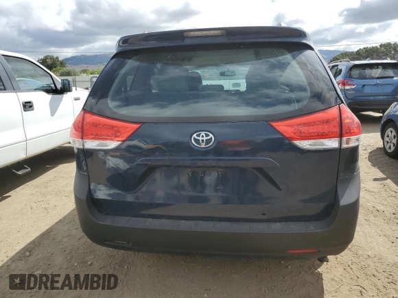 2011 Toyota Sienna LE AAS with VIN 5TDKK3DC6BS063967, listed as a Copart auction lot 56696825 with 196,679 mi miles and Salvage Title. Bid and sale history available at DreamBid. Image 6.