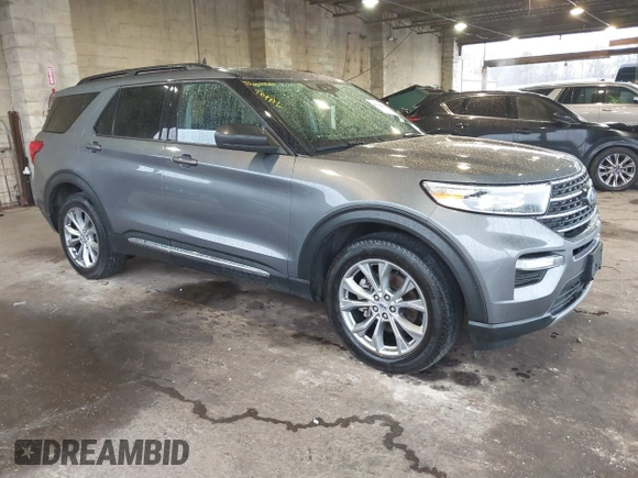 2022 Ford Explorer XLT with VIN 1FMSK8DH8NGB25128, listed as a IAAI auction lot 41966881 with 19,190 mi miles and . Bid and sale history available at DreamBid. Image 1.