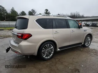 2021 Infiniti QX80 SENSORY with VIN JN8AZ2BE7M9268337, listed as a Copart auction lot 44951375 with 20,752 mi miles and Salvage Title. Bid and sale history available at carsss.com. Image 3.