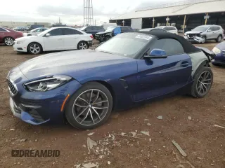 2019 BMW Z4 sDrive30i with VIN WBAHF3C5XKWW46993, listed as a Copart auction lot 38802064 with 47,892 mi miles. Bid and sale history available at carsss.com. Image 1.
