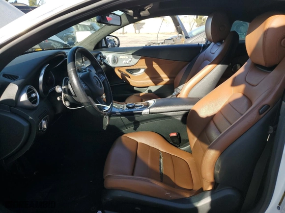 2017 Mercedes-Benz C-Class C 300 with VIN WDDWJ4KB1HF550545, listed as a Copart auction lot 49719535 with 89,292 mi miles and Salvage Title. Bid and sale history available at carsss.com. Image 7.