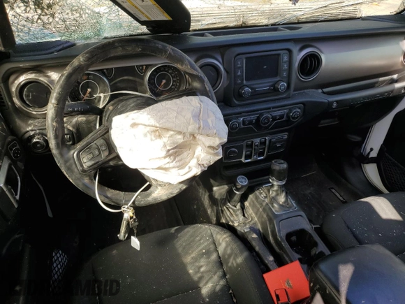2018 Jeep Wrangler Unlimited Sport S с VIN 1C4HJXDN5JW254560, выставлен на аукционе Copart как лот 53254825 с пробегом Не указан миль и Списание • Salvage title. История ставок и продаж доступна на DreamBid. Изображение 8.