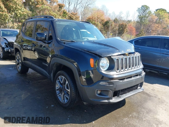 2018 Jeep Renegade Latitude with VIN ZACCJBBB9JPH28867, listed as a IAAI auction lot 41869702 with 70,742 mi miles and . Bid and sale history available at DreamBid. Image 1.