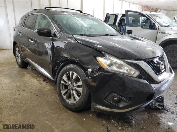 2017 Nissan Murano SV with VIN 5N1AZ2MG0HN123840, listed as a Copart auction lot 49906615 with 93,404 mi miles and Salvage Title. Bid and sale history available at carsss.com. Image 4.