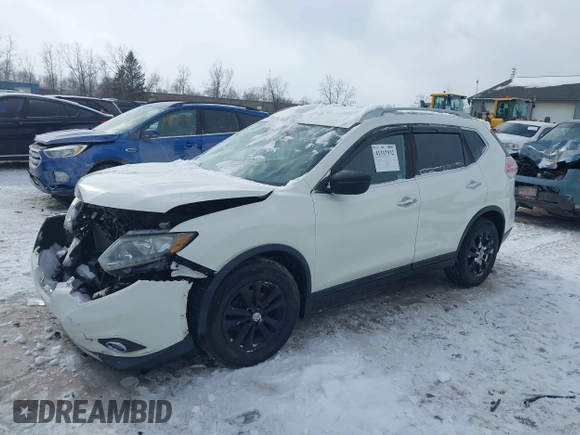 2016 Nissan Rogue SV with VIN 5N1AT2MT9GC780340, listed as a IAAI auction lot 41317932 with 127,873 mi miles and . Bid and sale history available at DreamBid. Image 17.